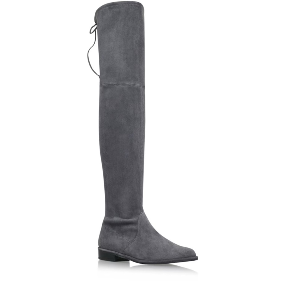 Stuart Weitzman Charcoal Over-the-Knee Boots